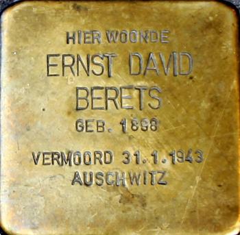 Stolperstein Ernst David Berets