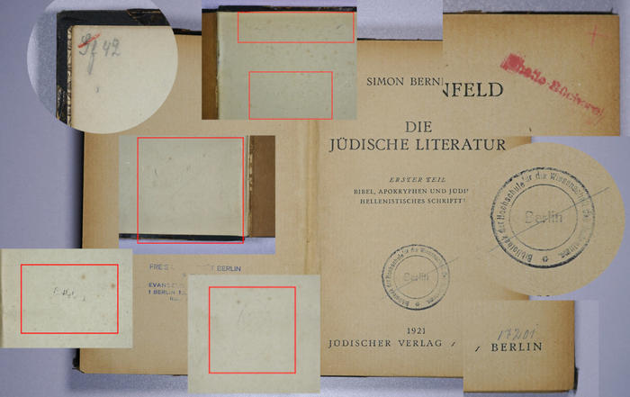 Buchfund aus der Bibliothek der Hochschule für die Wissenschaft des Judentums