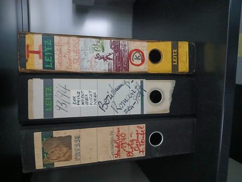 Aktenordner von Dieter Kunzelmann