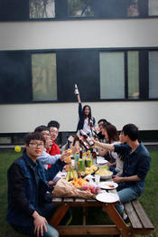 Geburtstagsfeier im Studentendorf Schlachtensee