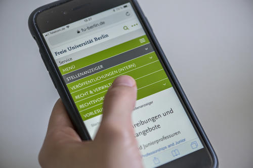 Current job offers at Freie Universität Berlin