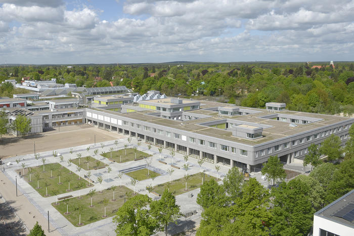 Blick auf den Neubau in der Fabeckstraße