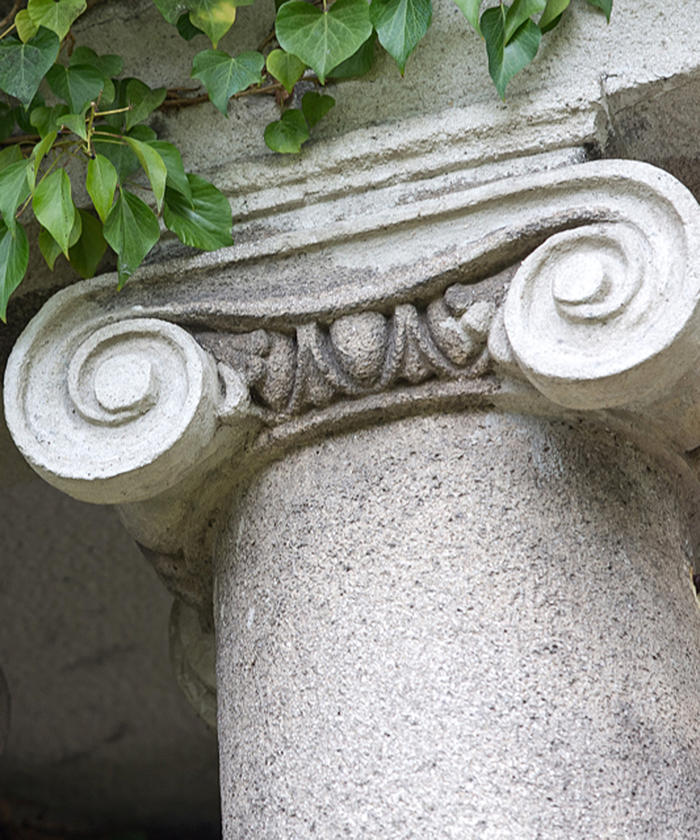 Detailansicht des Gebäudes